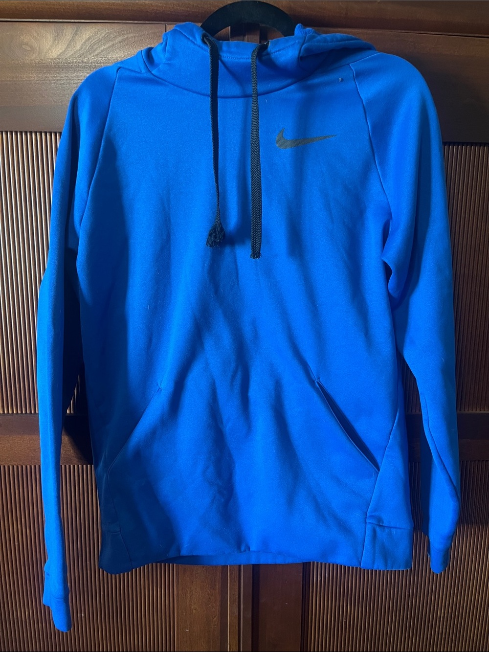 Nike Royal Blue Hooded Performance Pullover